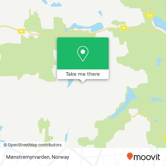 Mønstremyrvarden map