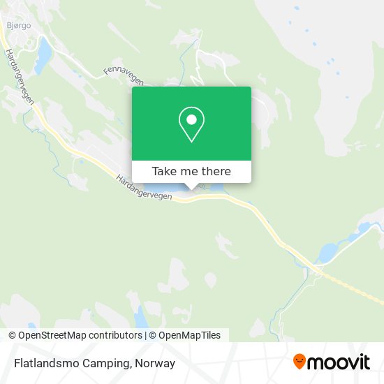 Flatlandsmo Camping map