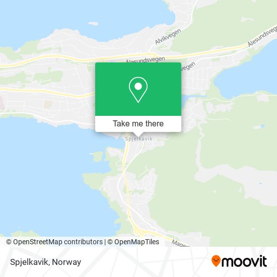 Spjelkavik map