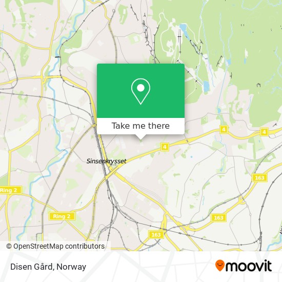 Disen Gård map
