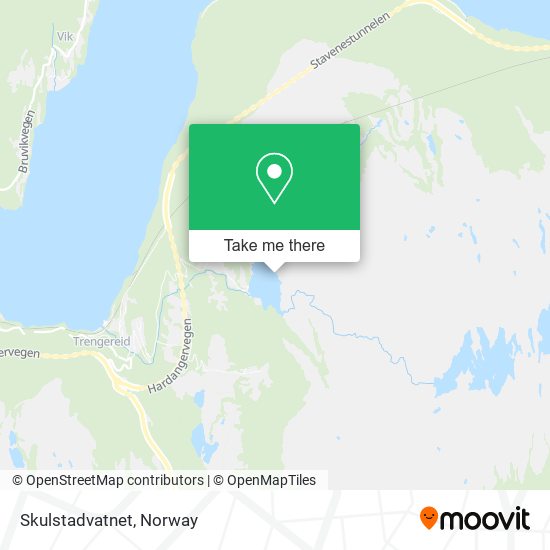 Skulstadvatnet map