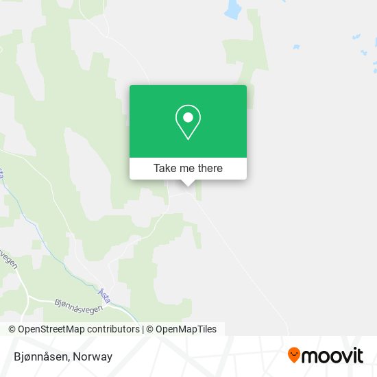 Bjønnåsen map