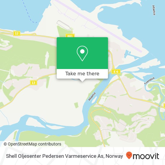 Shell Oljesenter Pedersen Varmeservice As map