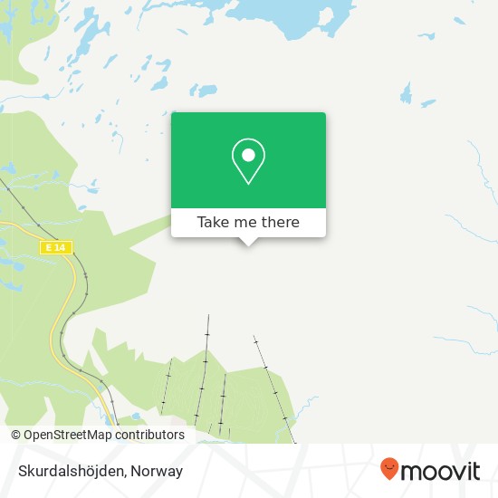 Skurdalshöjden map