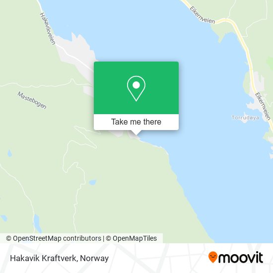 Hakavik Kraftverk map