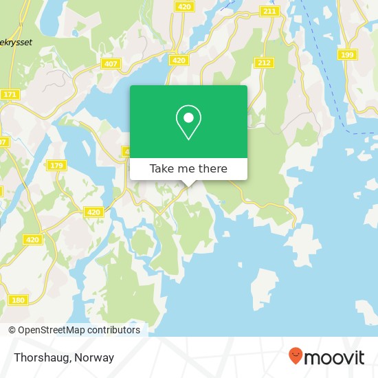 Thorshaug map