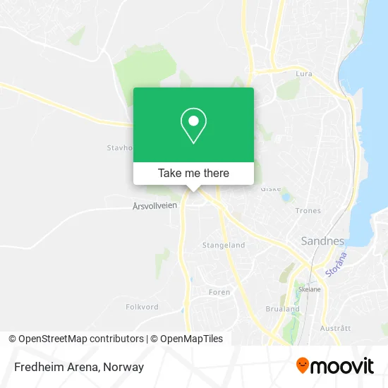 Fredheim Arena map