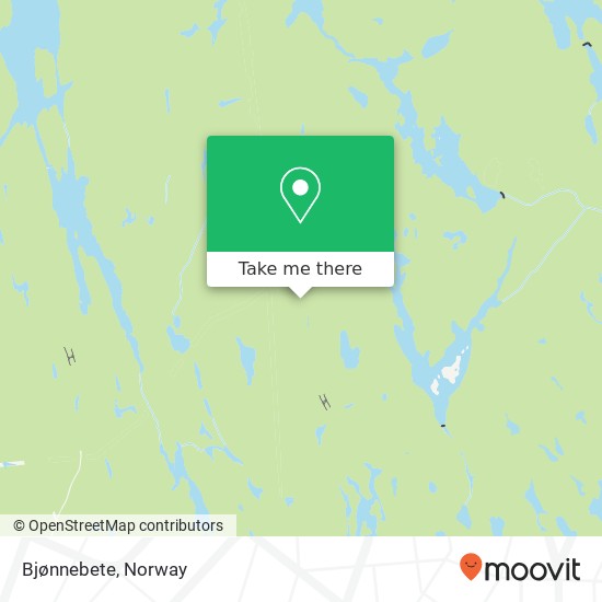 Bjønnebete map