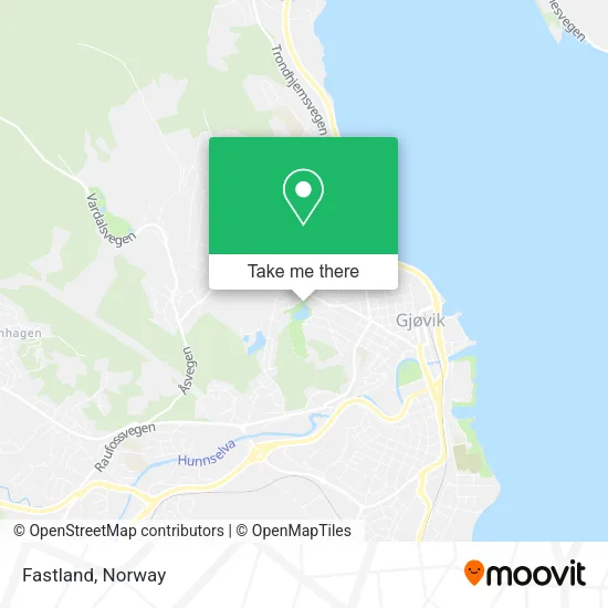 Fastland map