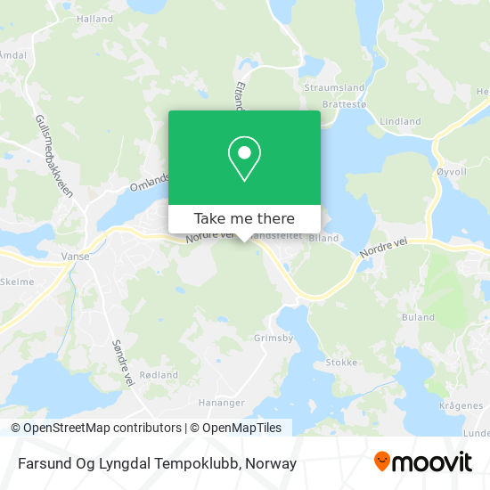Farsund Og Lyngdal Tempoklubb map