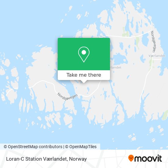 Loran-C Station Værlandet map
