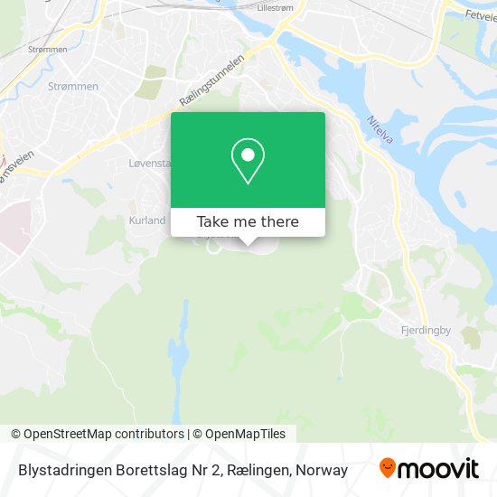 Blystadringen Borettslag Nr 2, Rælingen map