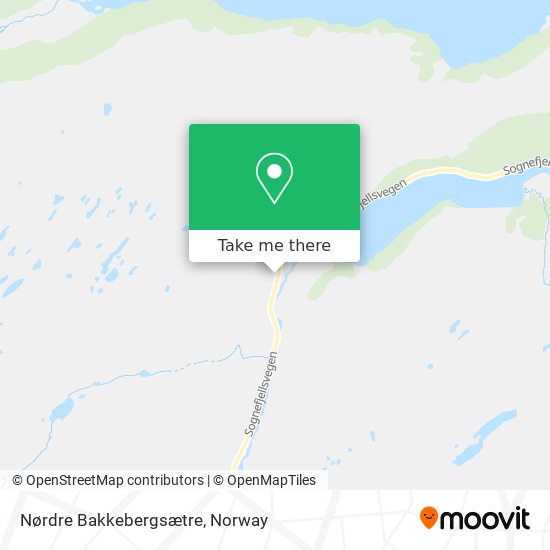 Nørdre Bakkebergsætre map