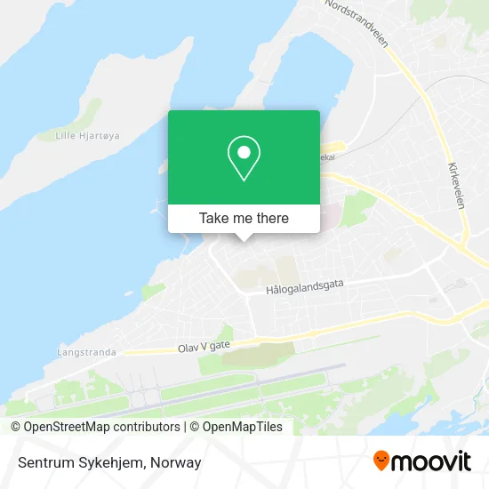 Sentrum Sykehjem map