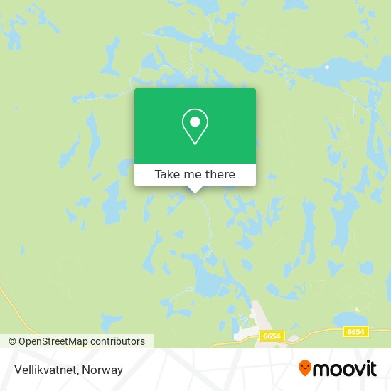 Vellikvatnet map