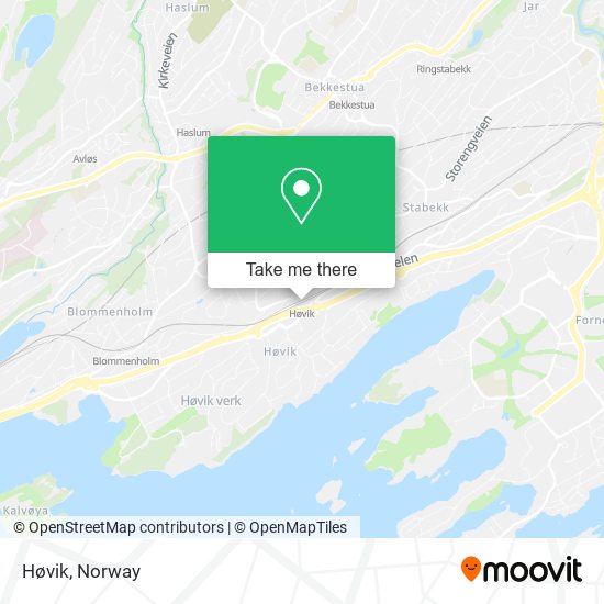 Høvik map