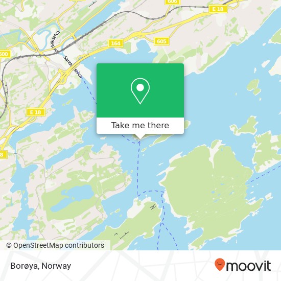 Borøya map