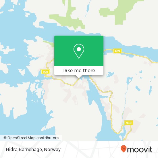 Hidra Barnehage map