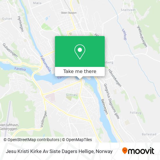 Jesu Kristi Kirke Av Siste Dagers Hellige map