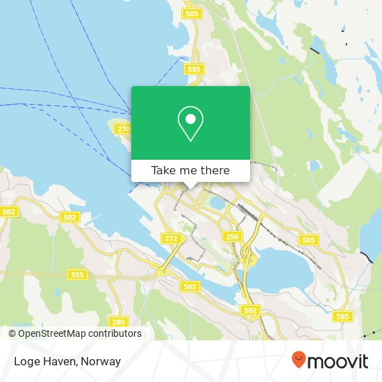 Loge Haven map
