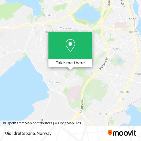 Uis Idrettsbane map