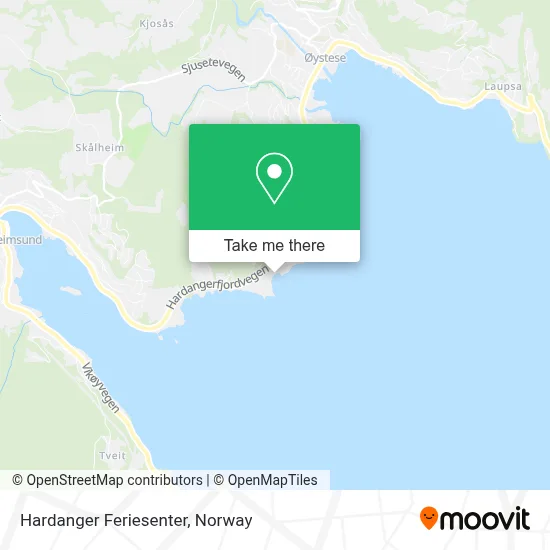 Hardanger Feriesenter map