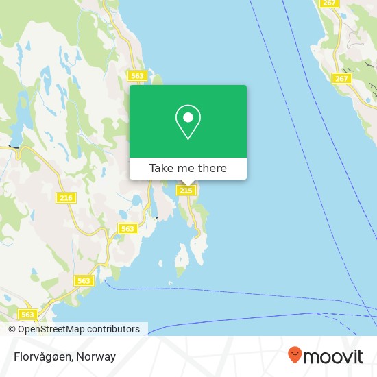 Florvågøen map