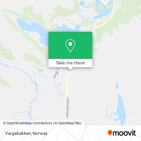 Vargebakken map