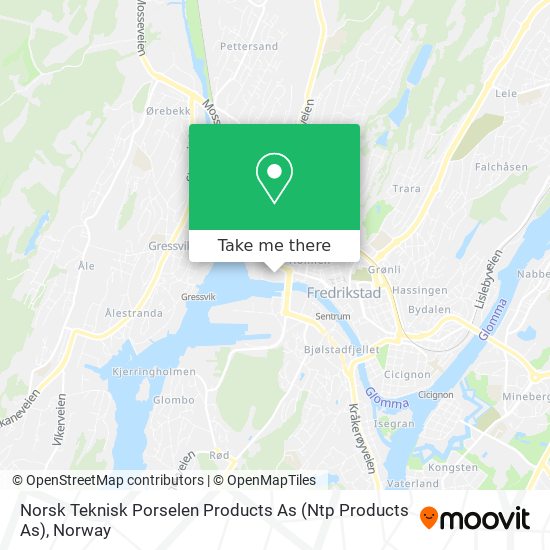 Norsk Teknisk Porselen Products As (Ntp Products As) map