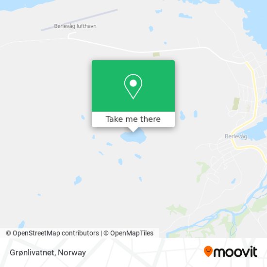 Grønlivatnet map