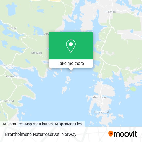 Brattholmene Naturreservat map