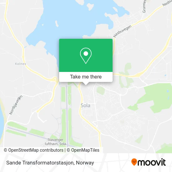 Sande Transformatorstasjon map