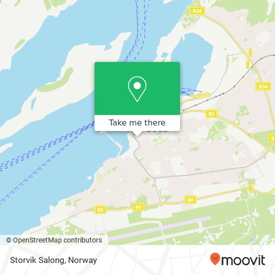 Storvik Salong map