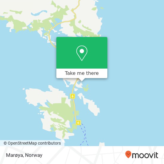 Marøya map