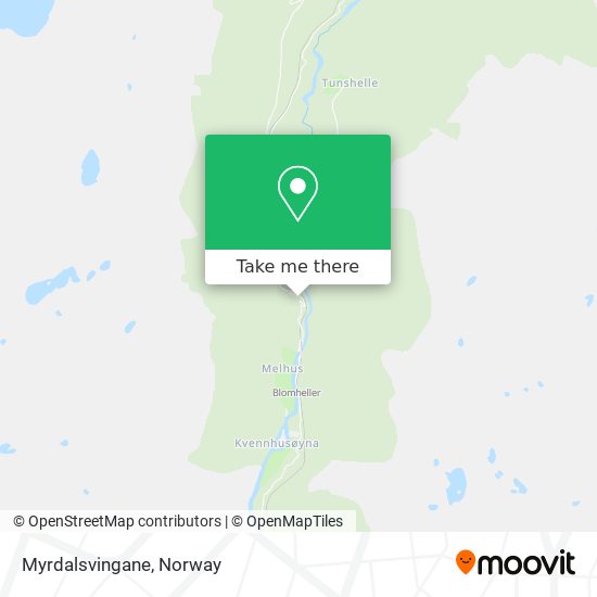 Myrdalsvingane map