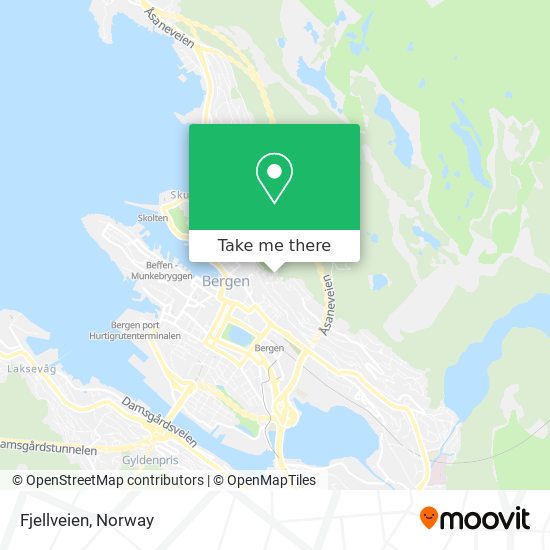 Fjellveien map