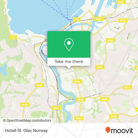 Hotell St. Olav map