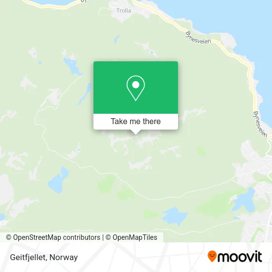 Geitfjellet map