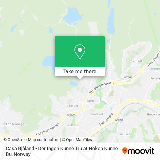 Casa Bjåland - Der Ingen Kunne Tru at Noken Kunne Bu map