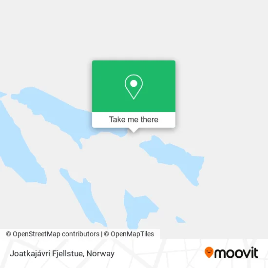Joatkajávri Fjellstue map