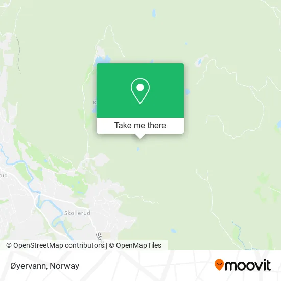 Øyervann map