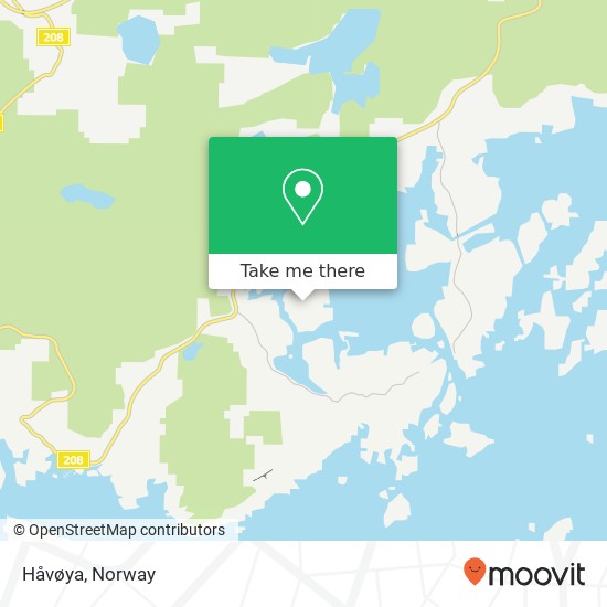 Håvøya map