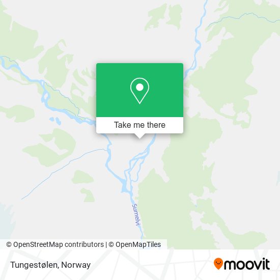 Tungestølen map