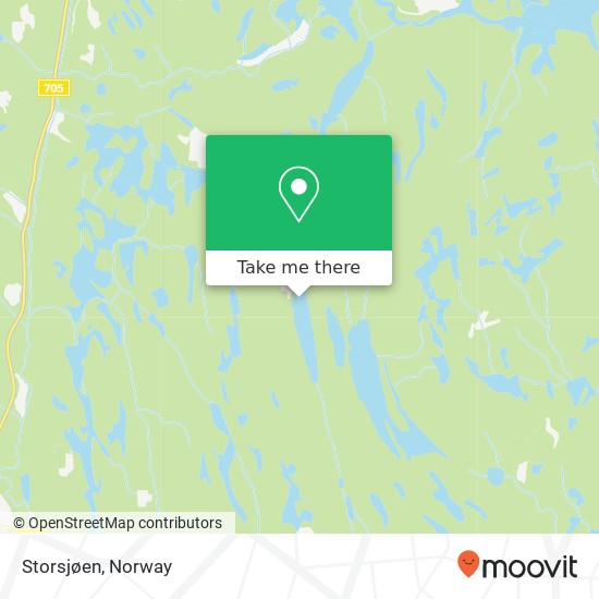Storsjøen map
