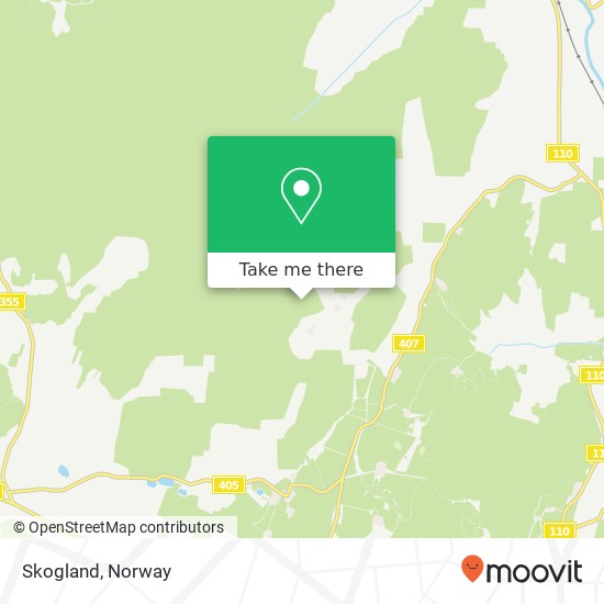 Skogland map