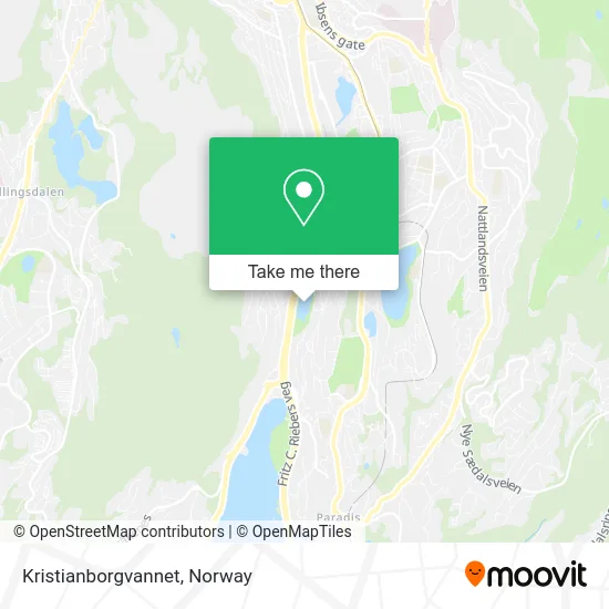 Kristianborgvannet map