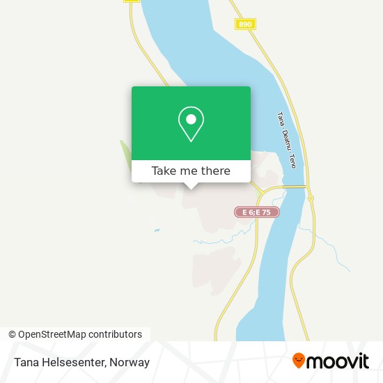 Tana Helsesenter map