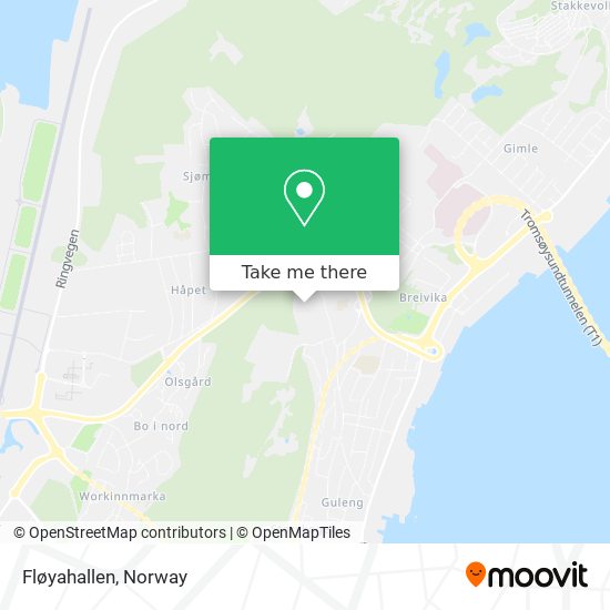 Fløyahallen map