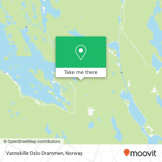 Vannskille Oslo-Drammen map