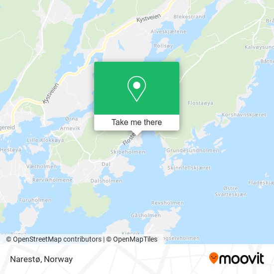 Narestø map